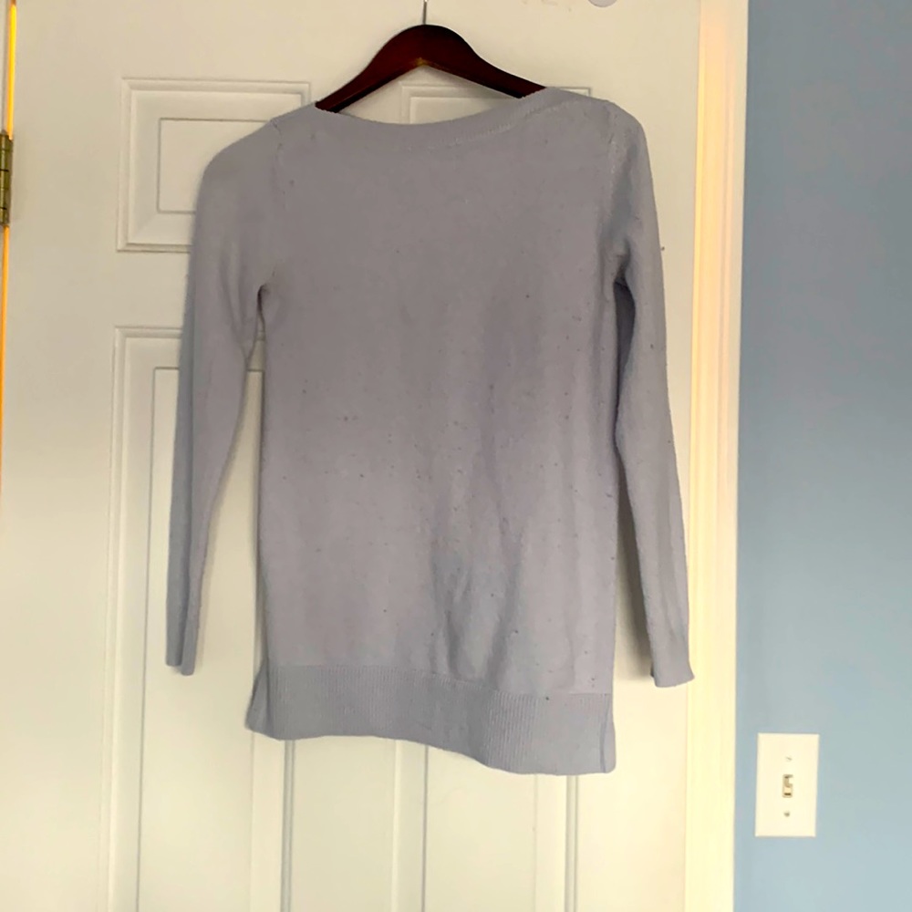 LOFT light blue tunic sweater